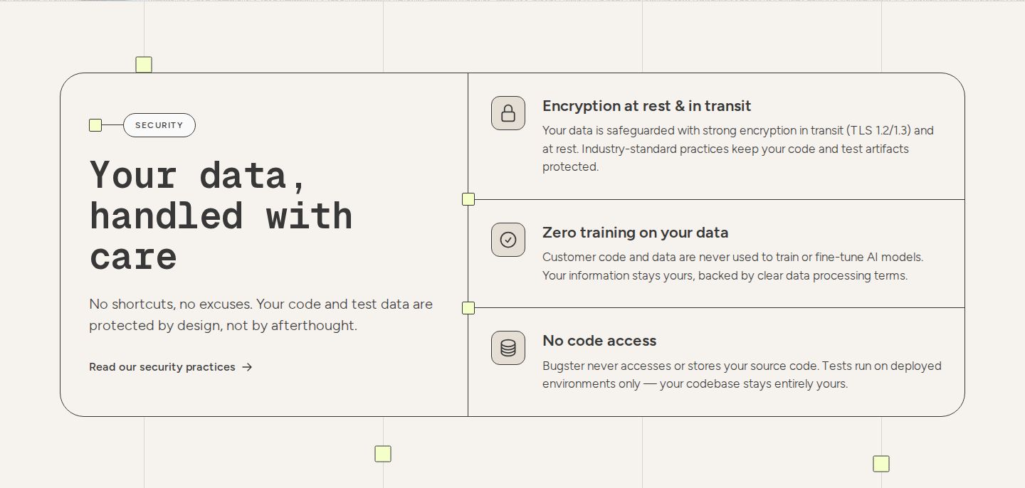 Bugster Feature component screenshot