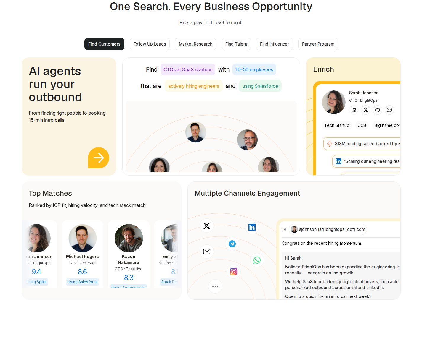 Lev8 Feature component screenshot