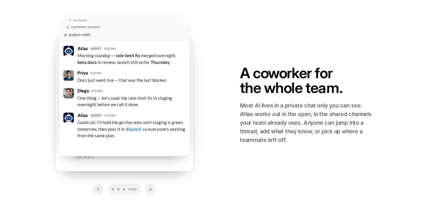 Atlas Feature component screenshot