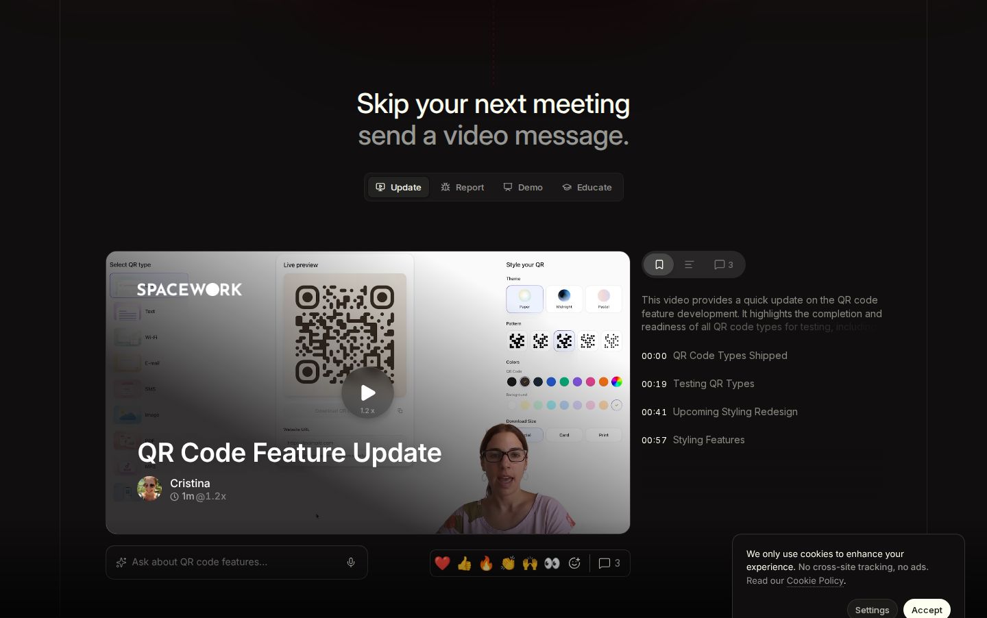 Supercut Feature component screenshot