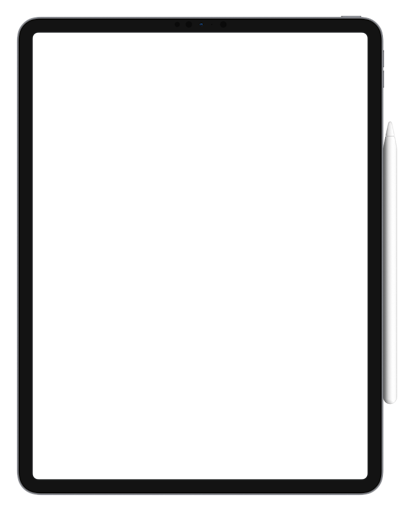 Tablet Figma Component(Apple iPad Pro 13_ Space Gray - Portrait)