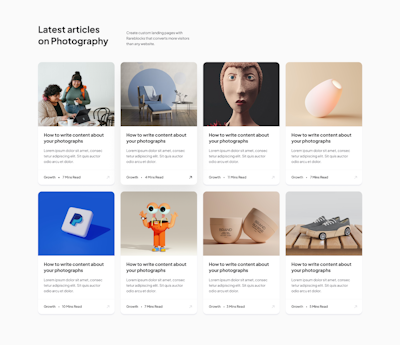 Grid Figma Component(Article Grid)