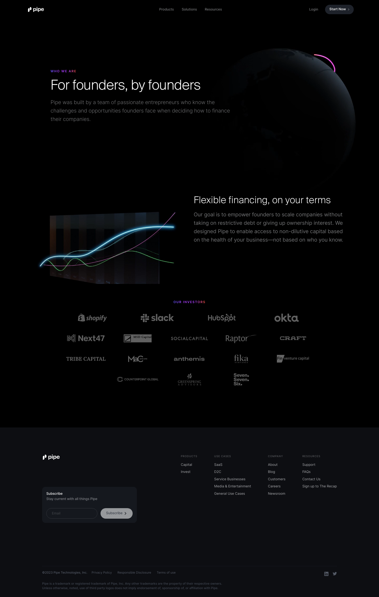 Pipe About screenshot