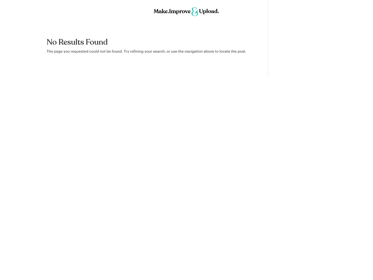Mi&u Designs 404 screenshot