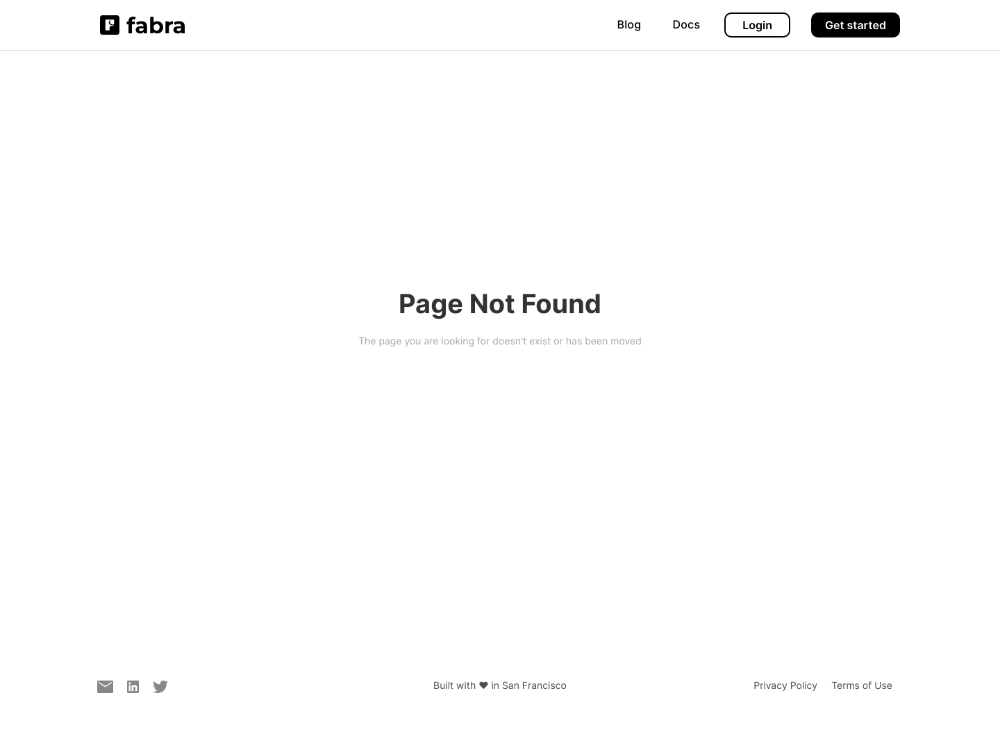 Fabra  404 screenshot