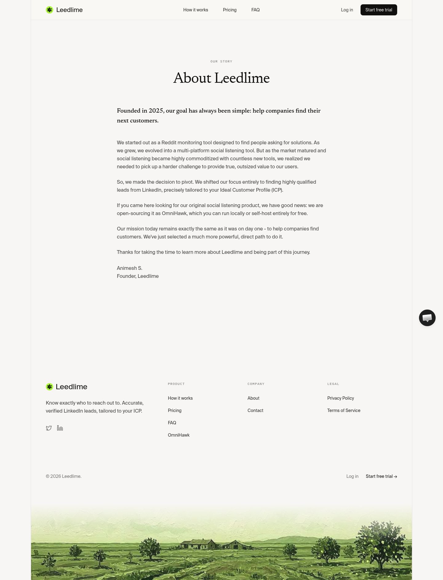 Leedlime About screenshot