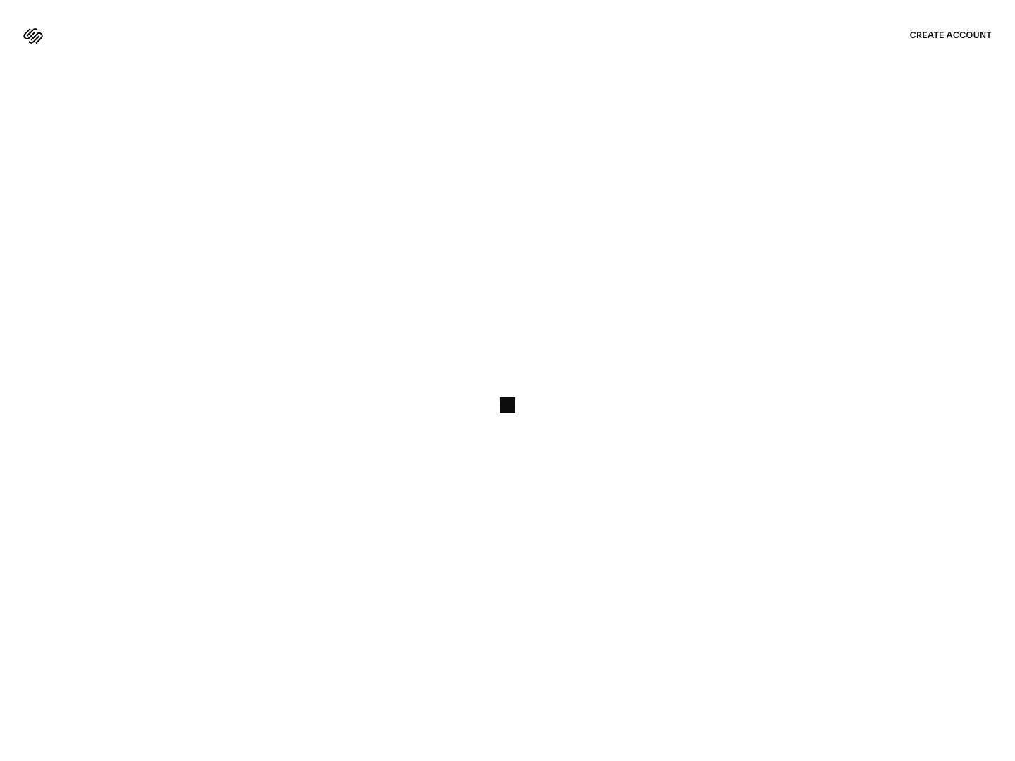 Squarespace Login screenshot