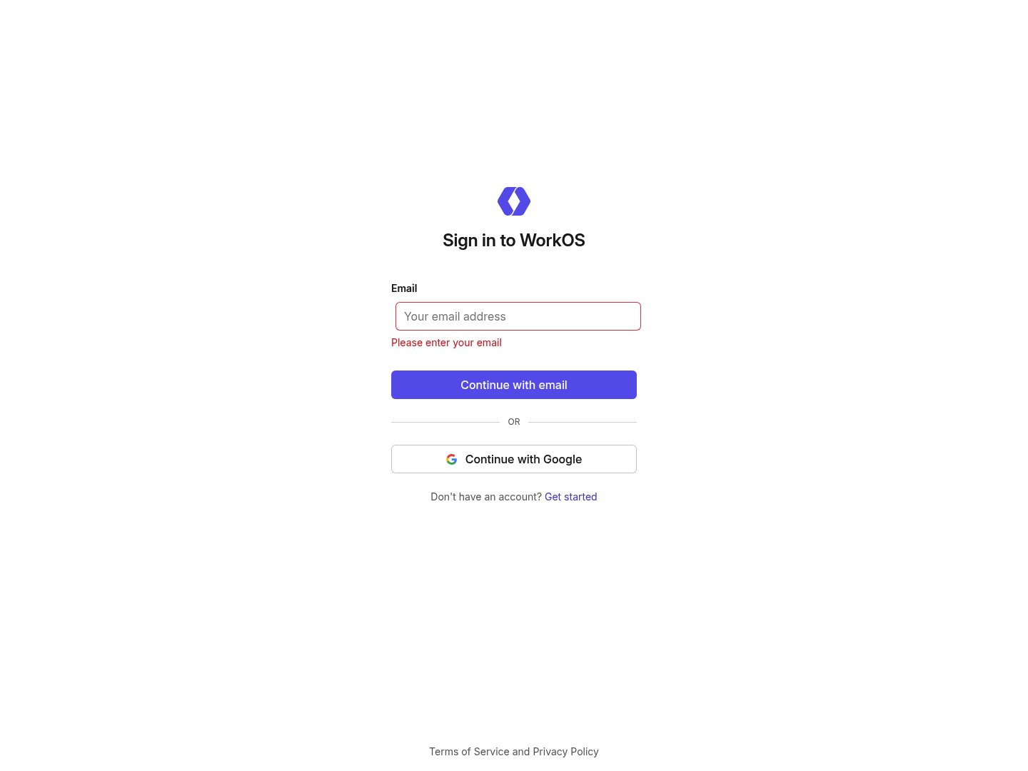 Atlas Login screenshot