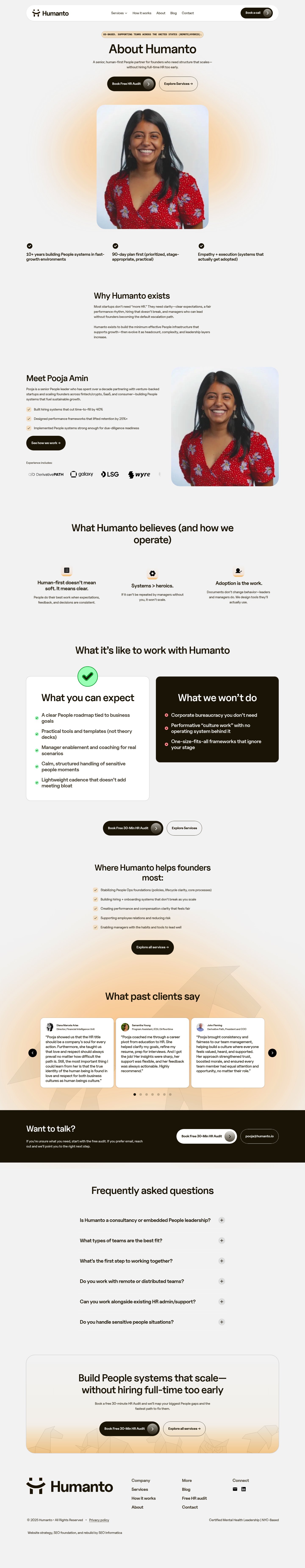 Humanto About screenshot