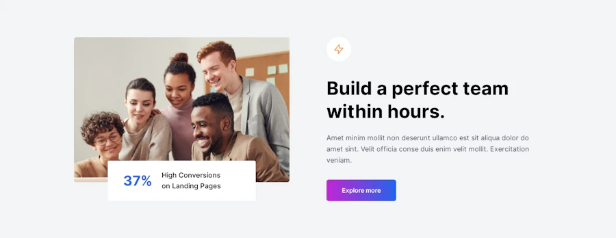 Content component screenshot