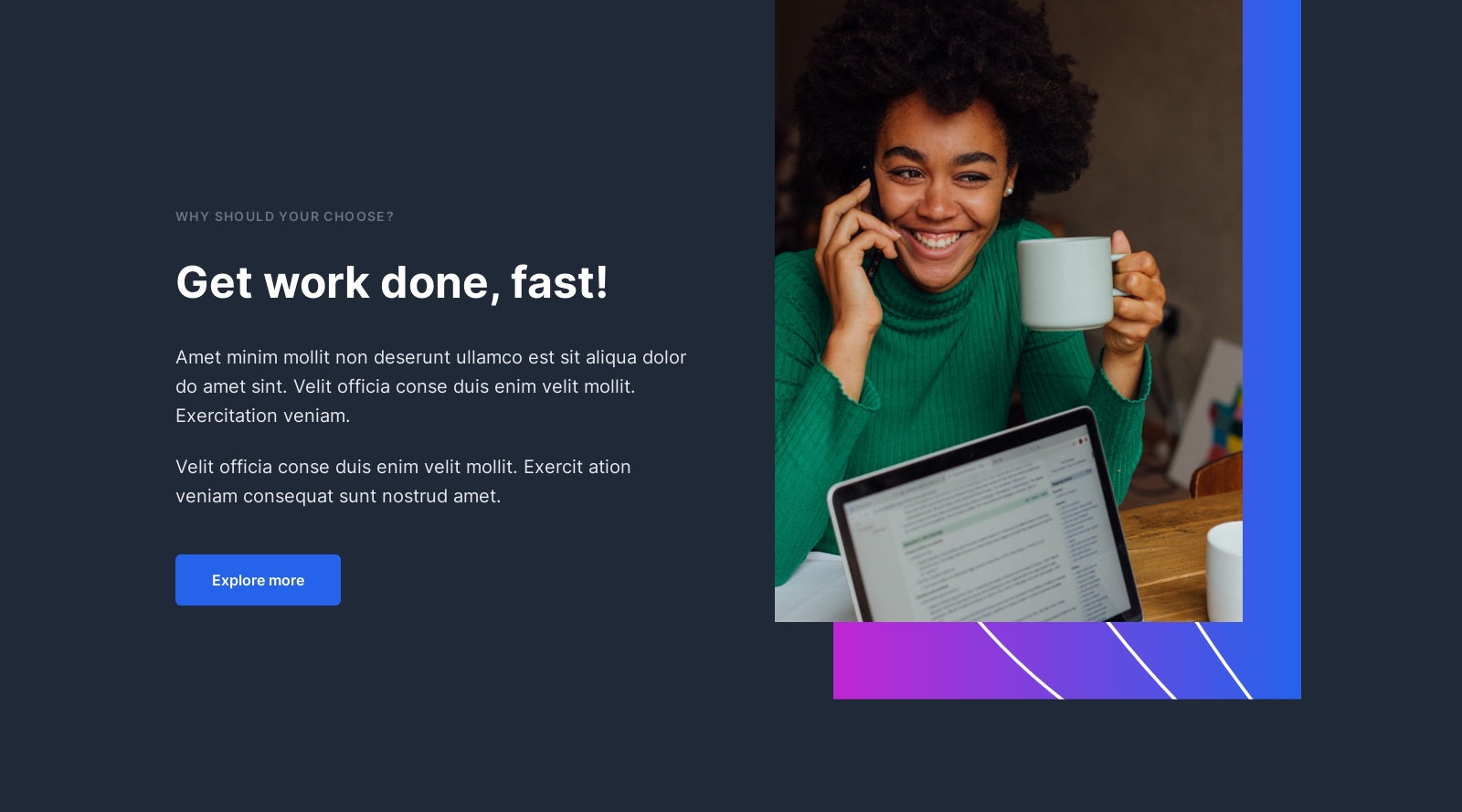 Content component screenshot