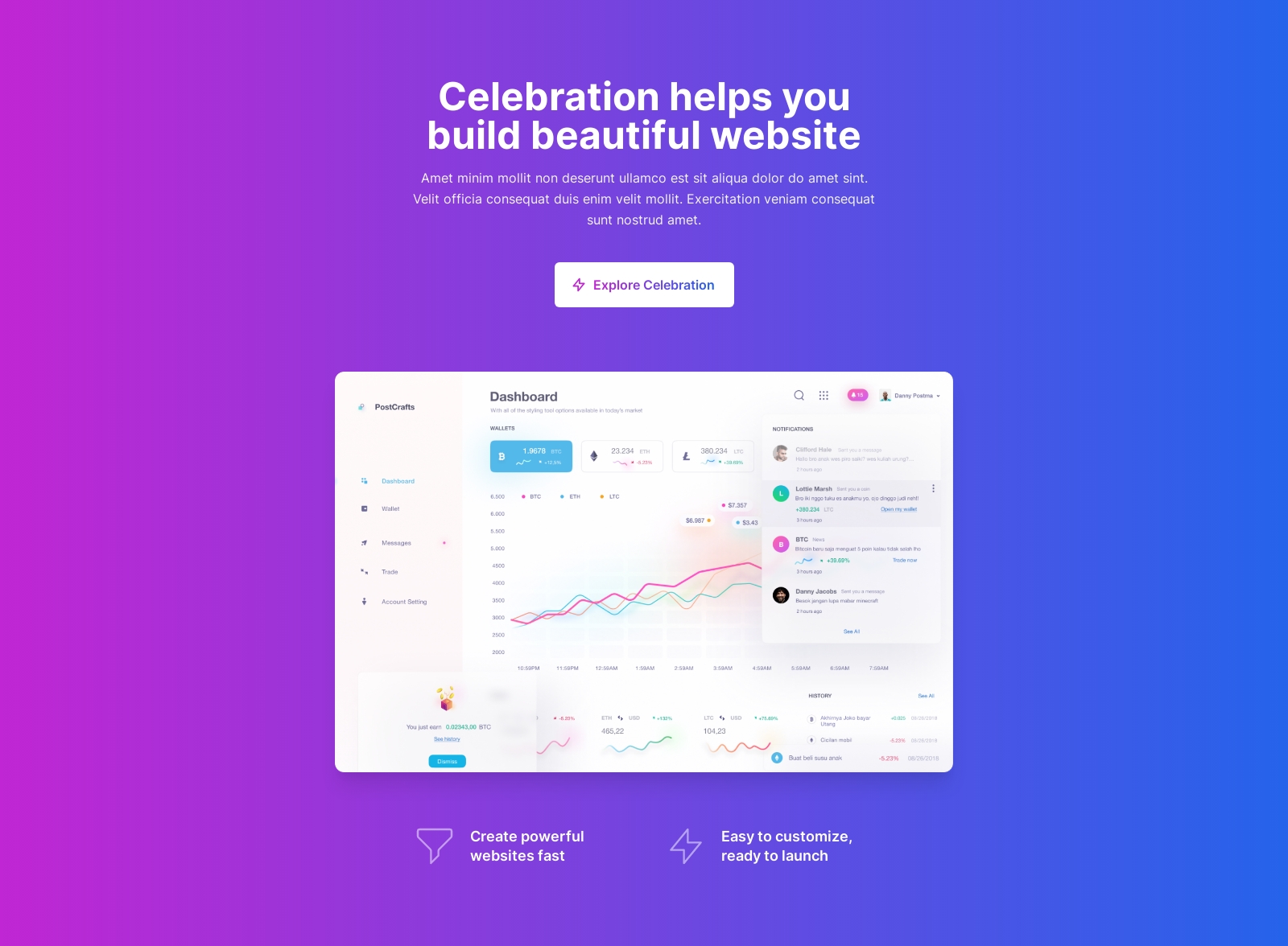 Feature component screenshot