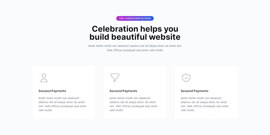 Feature component screenshot