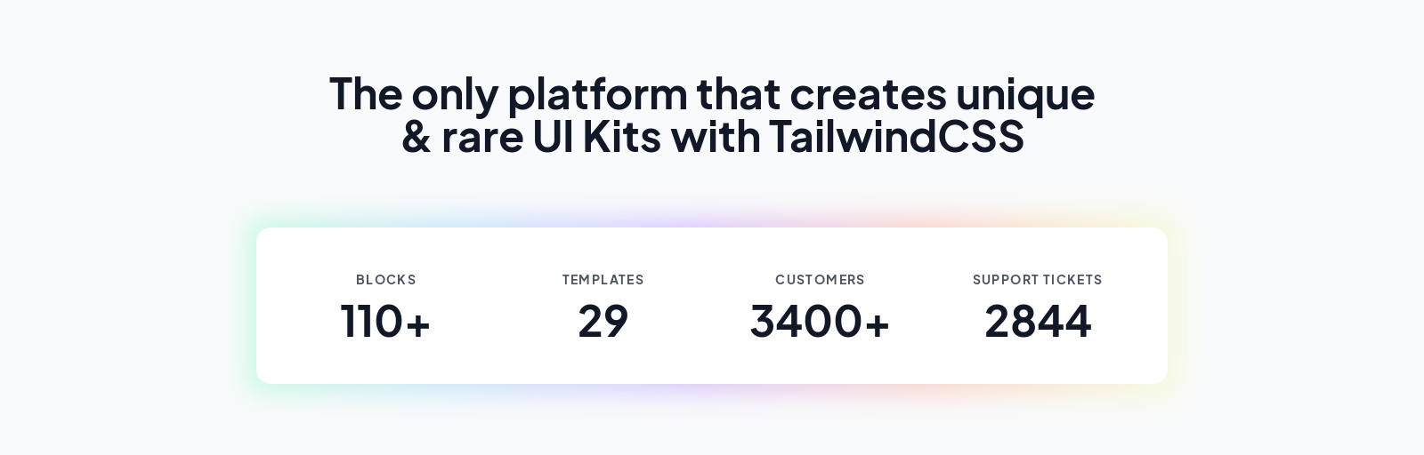 Stats component screenshot