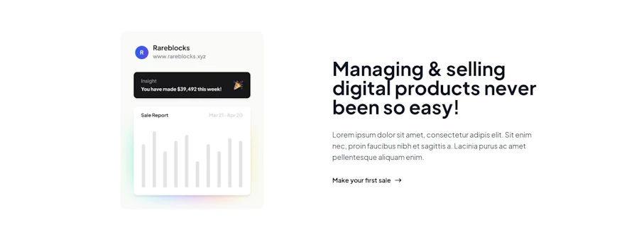 Feature component screenshot