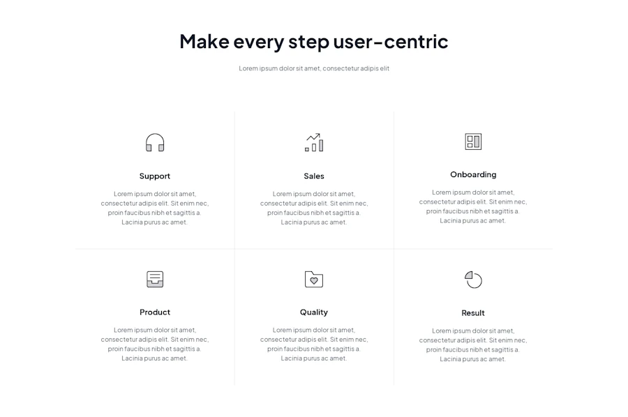 Feature component screenshot