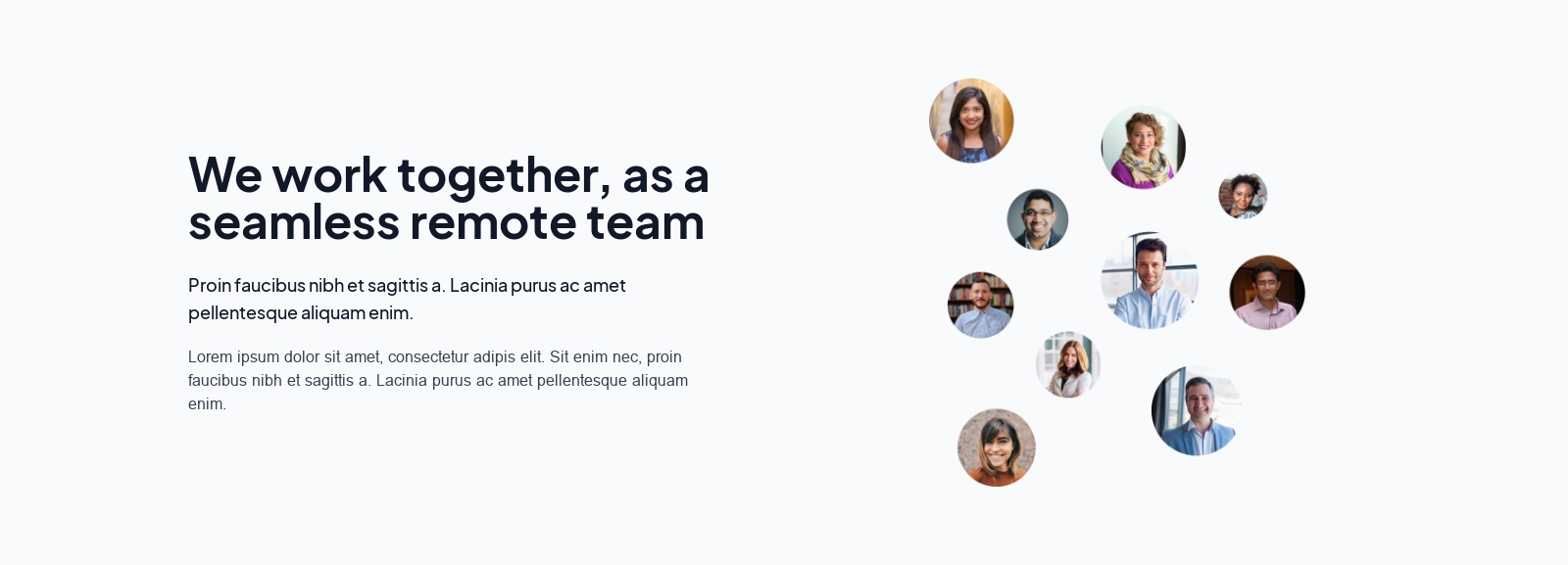 Team component screenshot