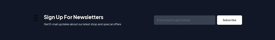 Call To Action component screenshot