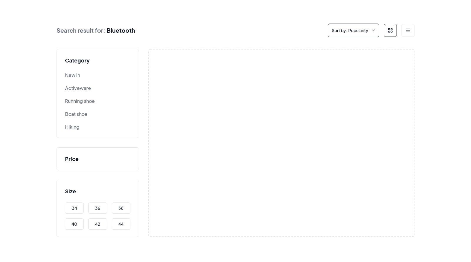 Filters component screenshot