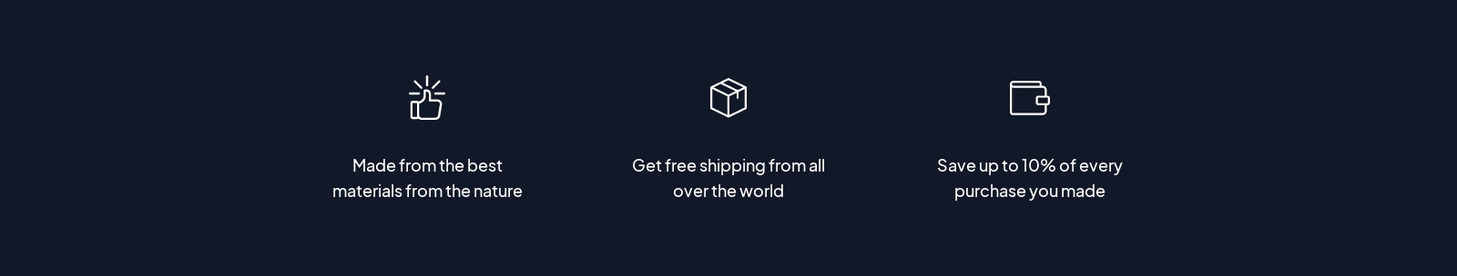 Incentives component screenshot