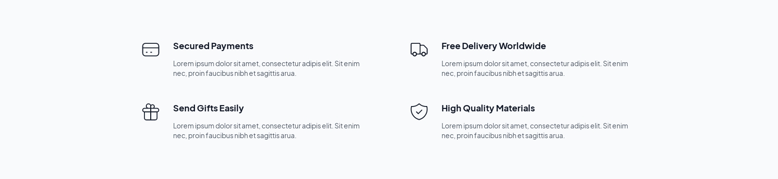 Incentives component screenshot