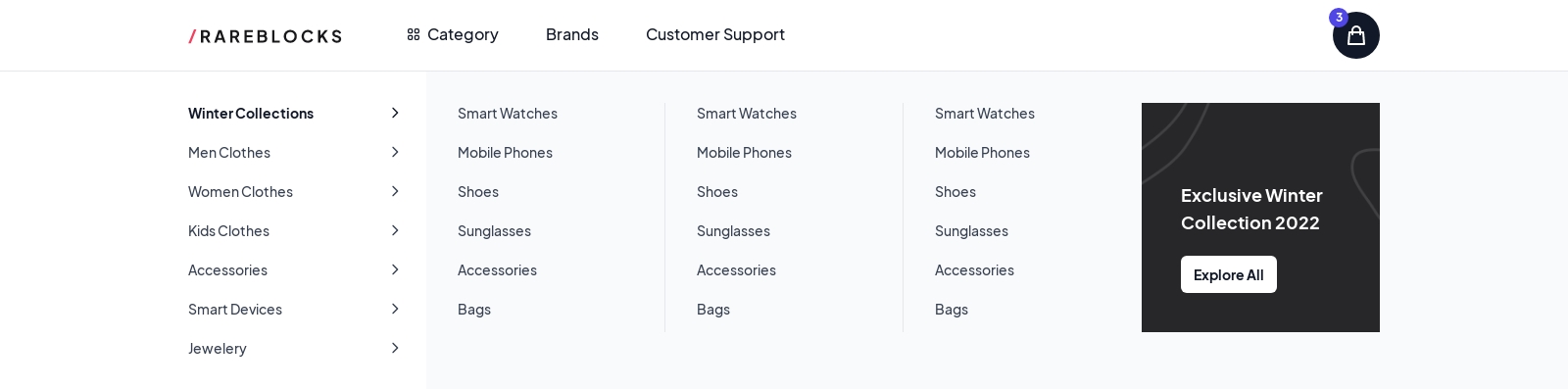 Navigation component screenshot