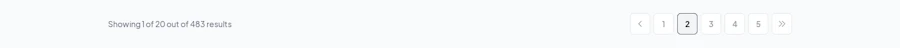 Pagination component screenshot
