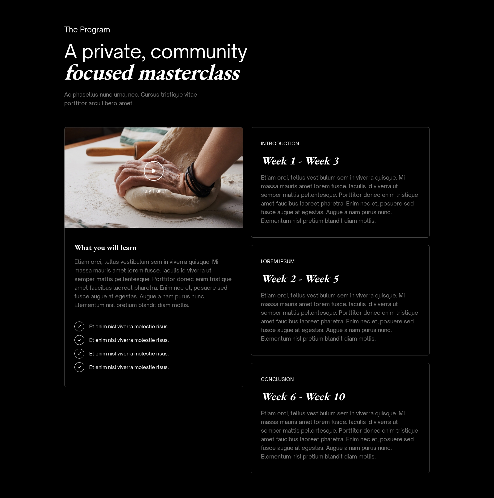 Program component screenshot