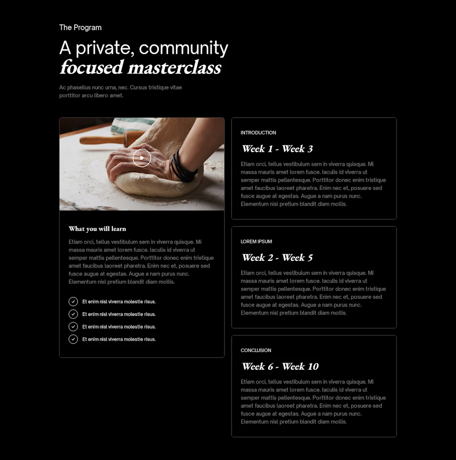 Program component screenshot