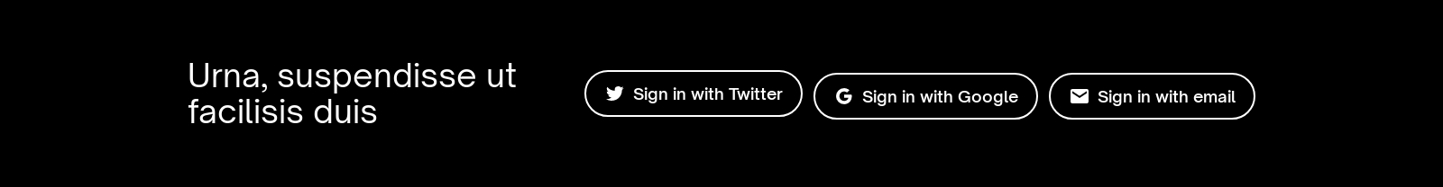 Signin component screenshot