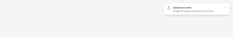 Notification component screenshot