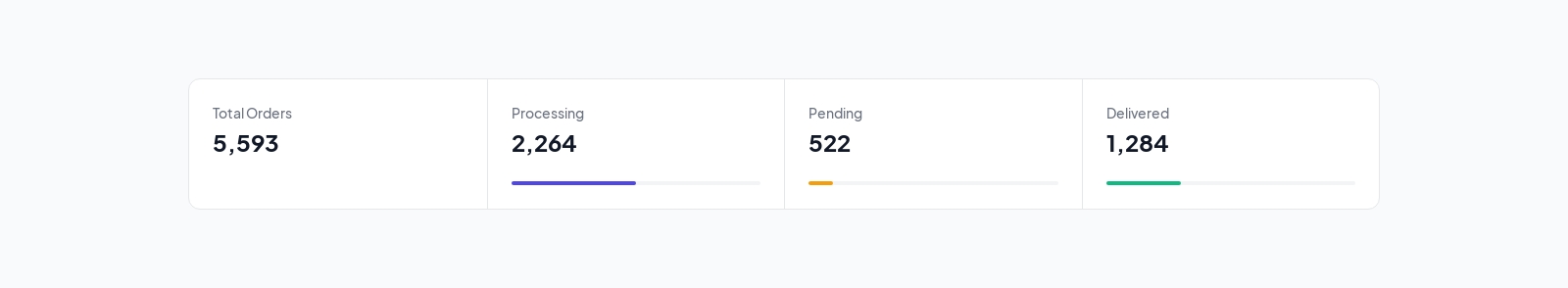 Data Stats component screenshot