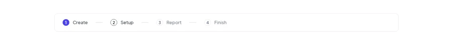 Dashboard Steps component screenshot