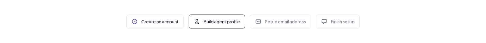 Dashboard Steps component screenshot