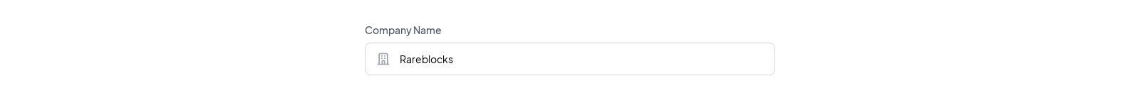 Text Input component screenshot