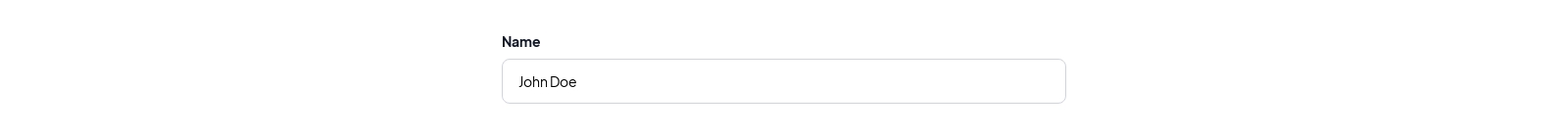 Text Input component screenshot