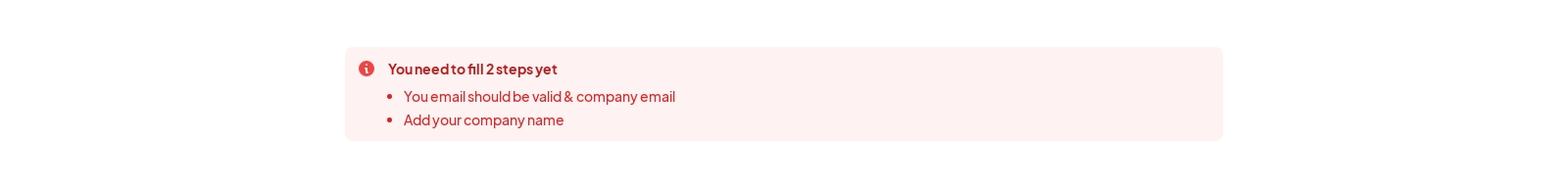 Alert component screenshot