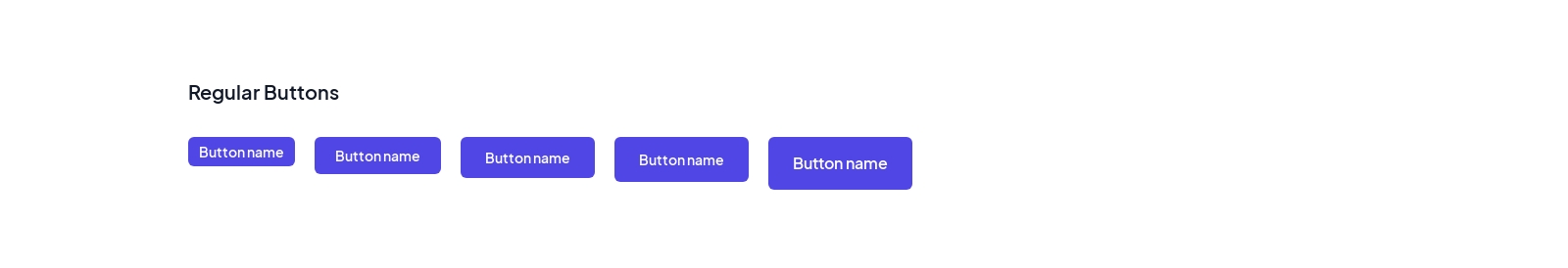Buttons component screenshot
