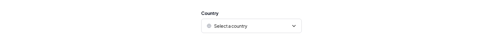 Dropdown component screenshot