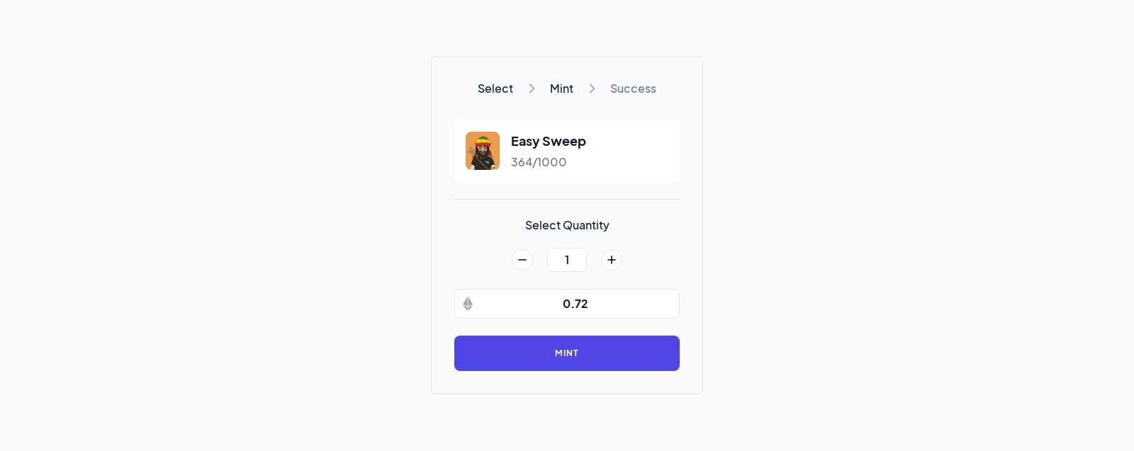 Mint component screenshot