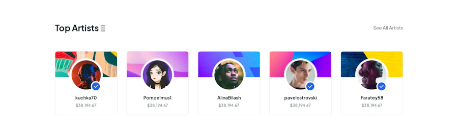 Authors component screenshot