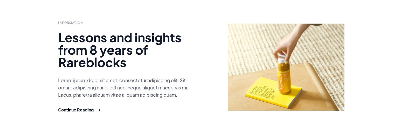 Blog Items component screenshot