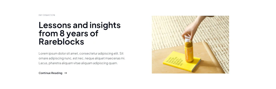 Blog Items component screenshot