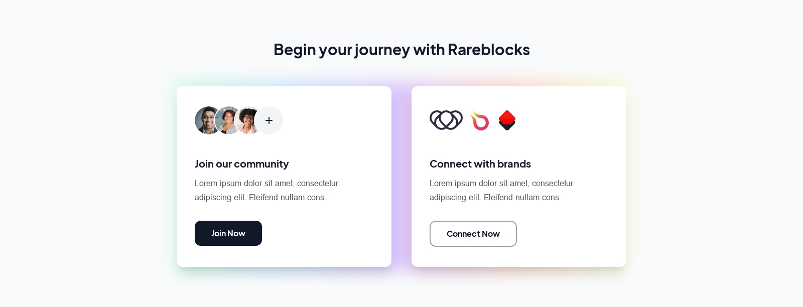 Call To Action component screenshot