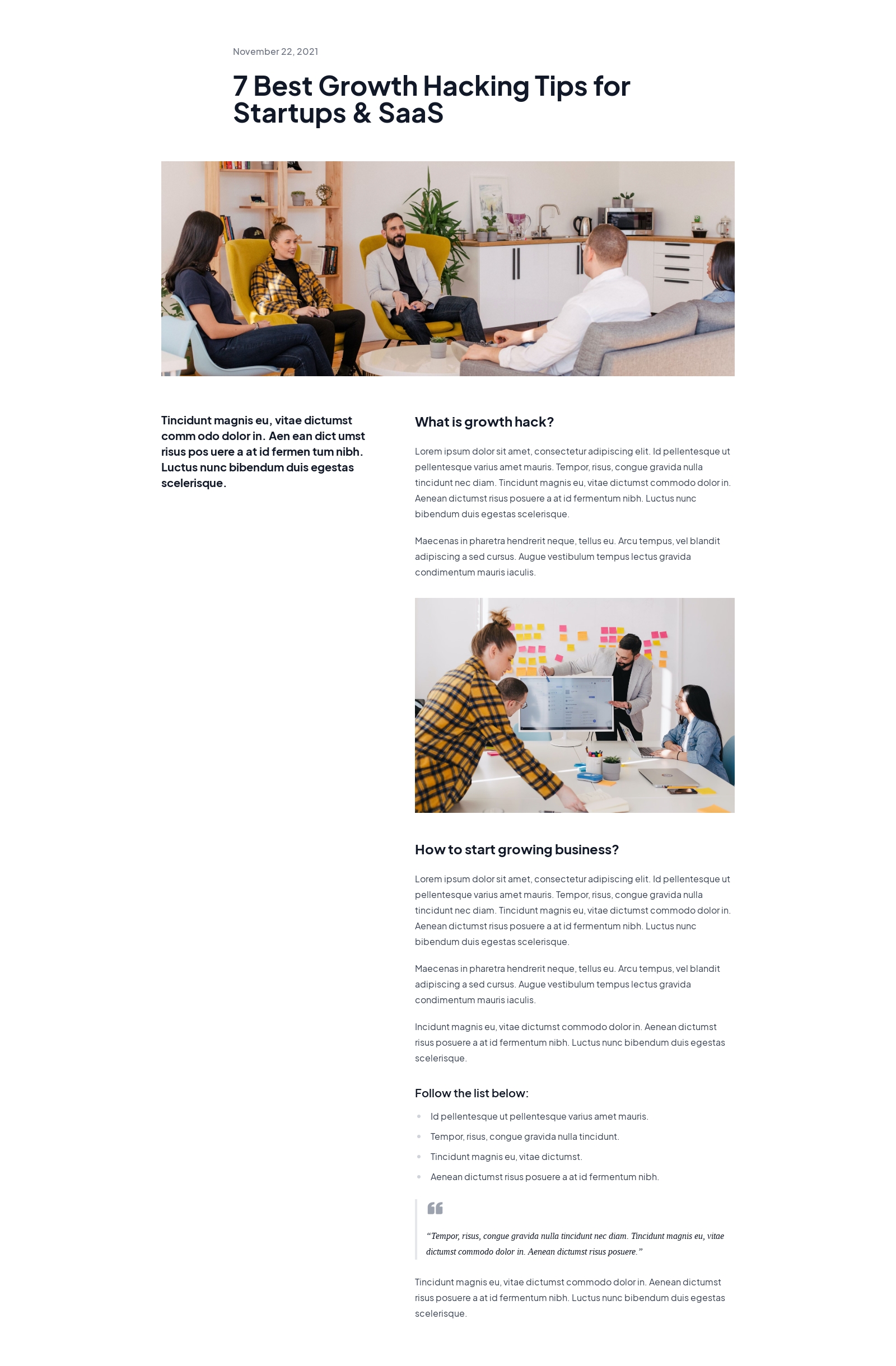 Blog Content component screenshot