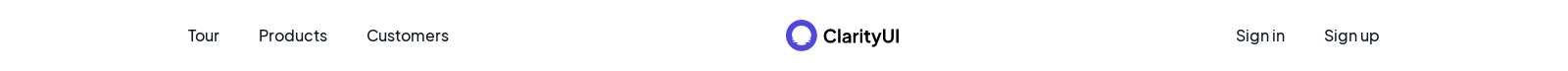 Header component screenshot