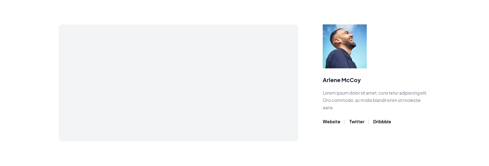 Blog Sidebar component screenshot