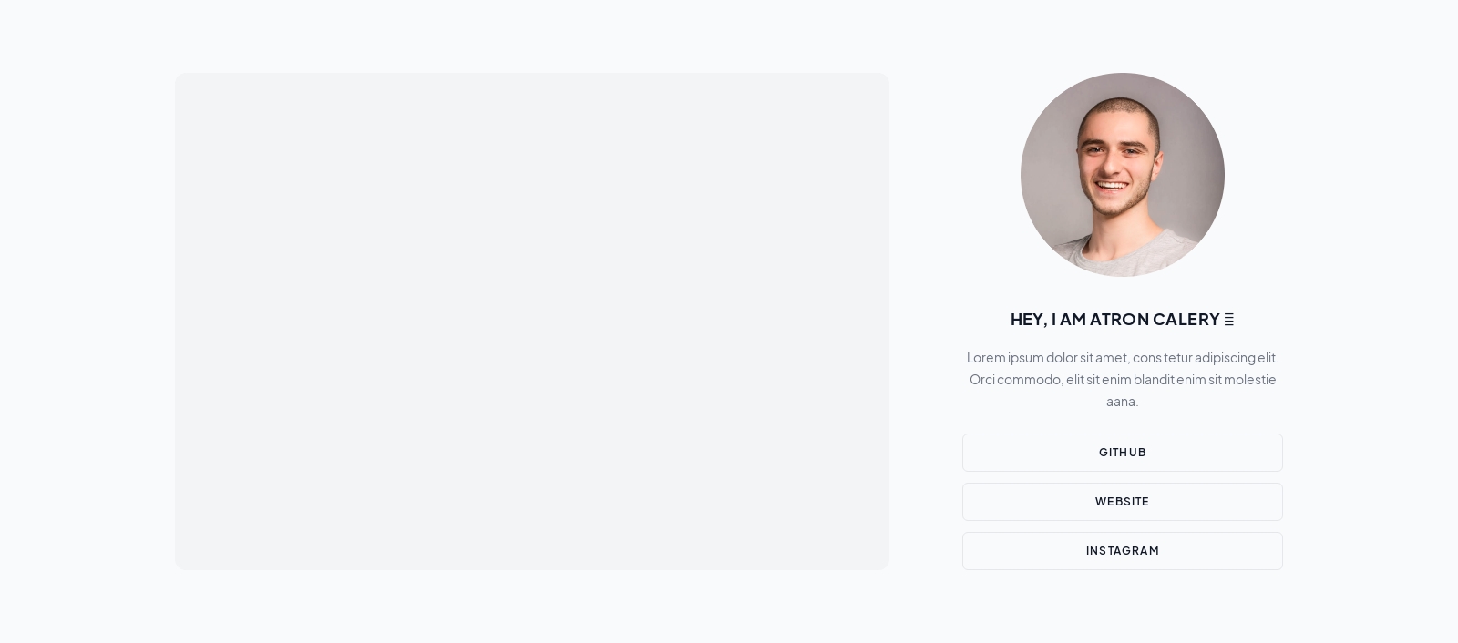 Blog Sidebar component screenshot
