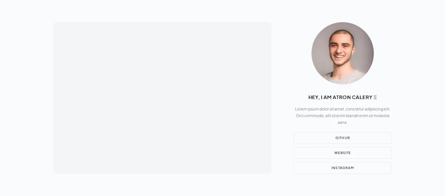 Blog Sidebar component screenshot