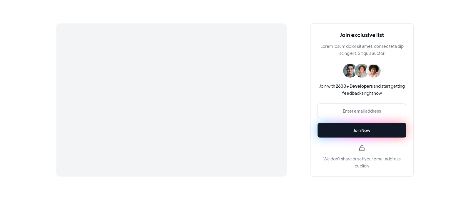 Blog Sidebar component screenshot
